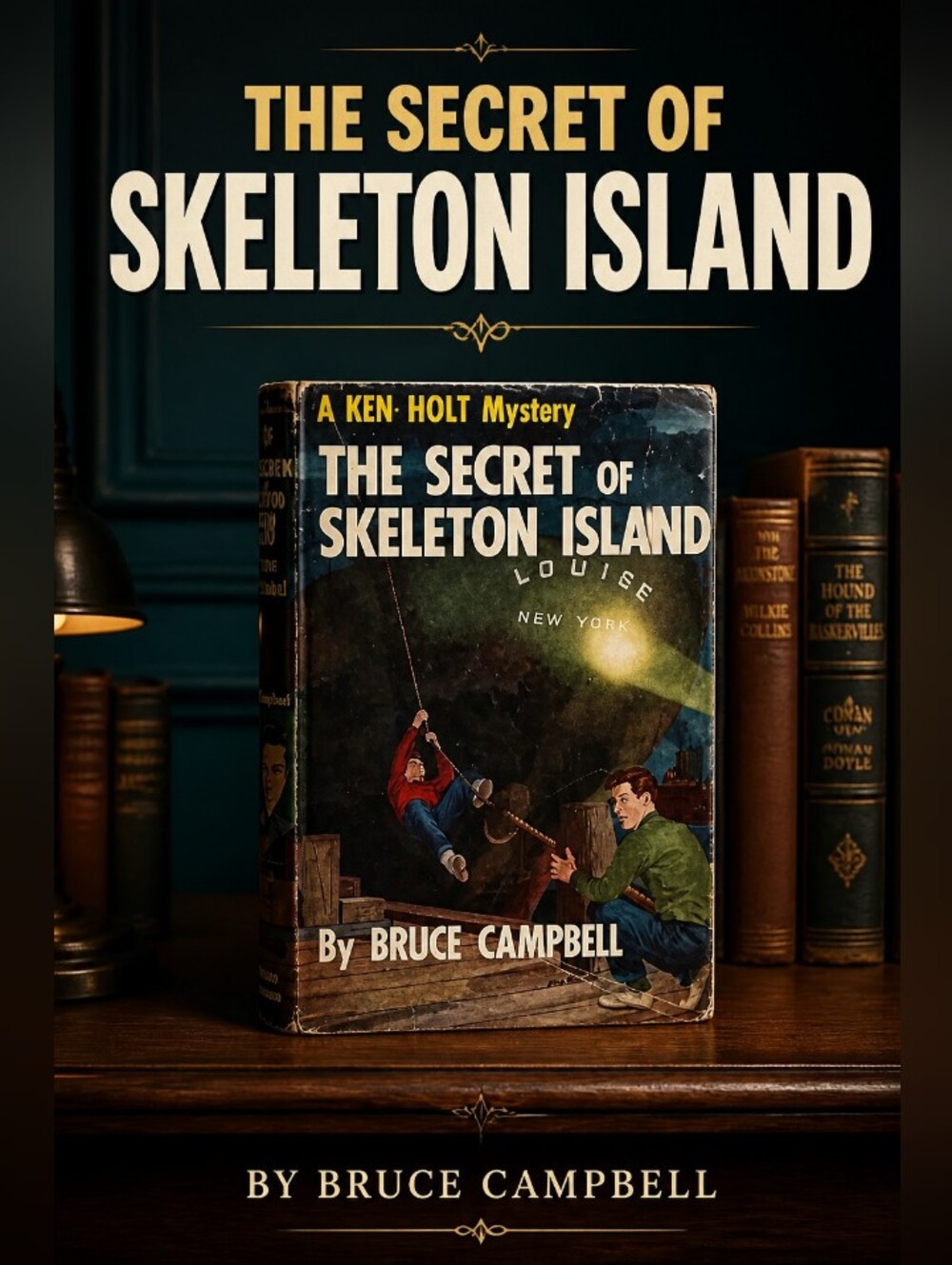 The Secret of Skeleton Island by Bruce Campbell - Vintage Mystery Hardcover